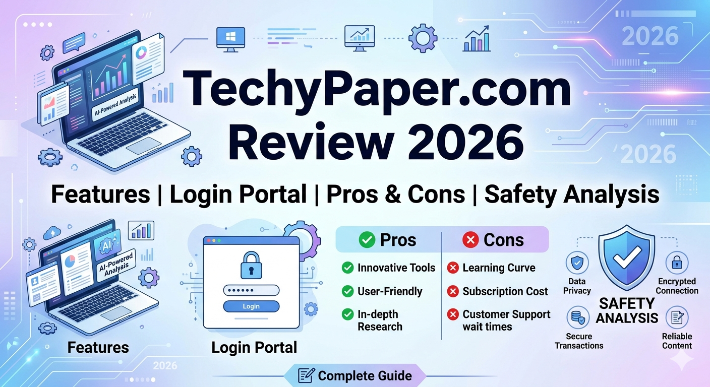 TechyPaper.com Review 2026 Features Login Portal Pros Cons and Safety Analysis