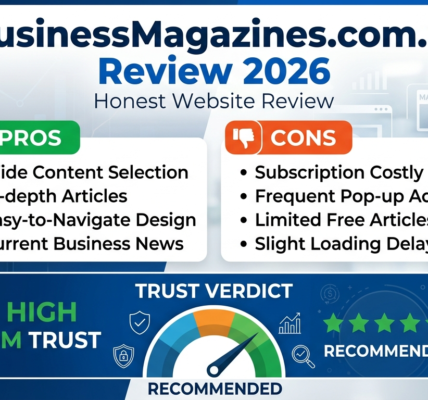 BusinessMagazines.com.in Review 2026 Honest Website Review Pros Cons Trust Verdict