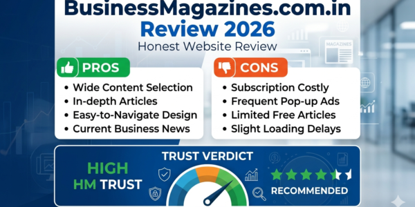 BusinessMagazines.com.in Review 2026 Honest Website Review Pros Cons Trust Verdict
